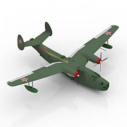 airplane b6mg l 3D Model Preview #8f661046