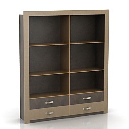 3D Bookcase preview