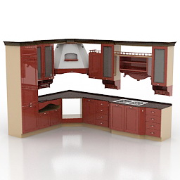 kitchen vama cucine angiolina 3D Model Preview #6af70080