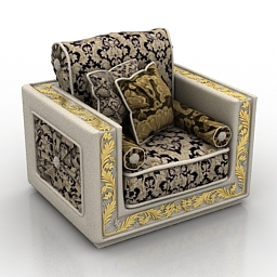 3D Armchair preview
