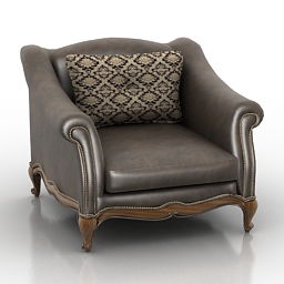 3D Armchair preview