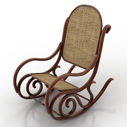 3D Rocking chair preview