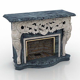 fireplace 3D Model Preview #9dd60895