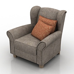3D Armchair preview