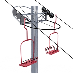 cableway 3D Model Preview #59e9cc76