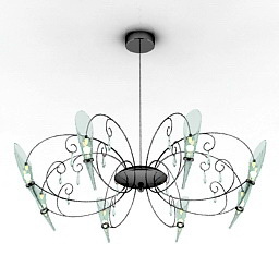 3D Chandelier preview