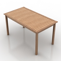 3D Table preview
