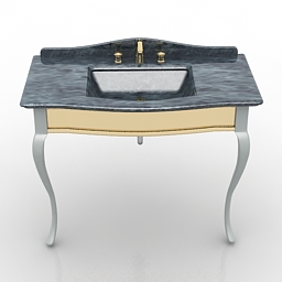 sink imperial athena carrara 3D Model Preview #446fc012