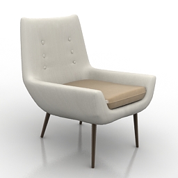3D Armchair preview
