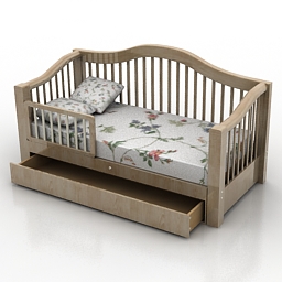 bed 3D Model Preview #d740ed68