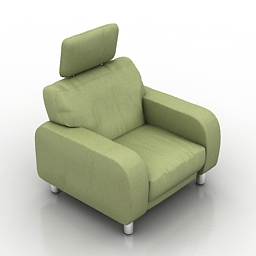 3D Armchair preview