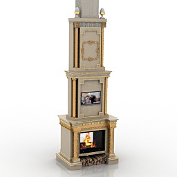 fireplace 3D Model Preview #671aaafb