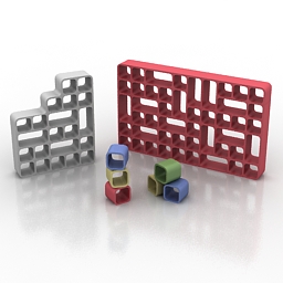 shelves movisi 3D Model Preview #64a9a302