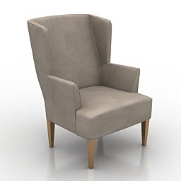 3D Armchair preview
