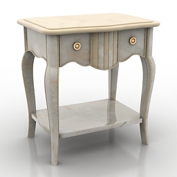 3D Bedside table preview