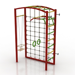 wall bars 3D Model Preview #af674b00