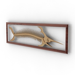 decor forged fish 3D Model Preview #adcf057d