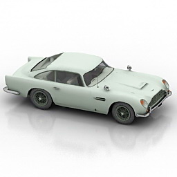 car aston martin db5 3D Model Preview #6112890a