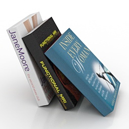 books 2 3D Model Preview #9d601164