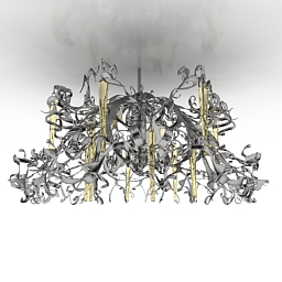 3D Chandelier preview