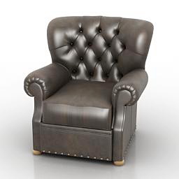 3D Armchair preview