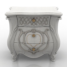 3D Bedside table preview