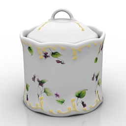 3D Sugar bowl preview