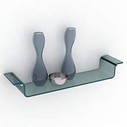 shelf bontempi casa blues 3D Model Preview #f4e26fc5