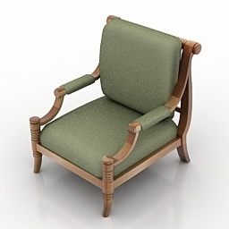 3D Armchair preview