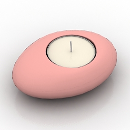 3D Candle preview