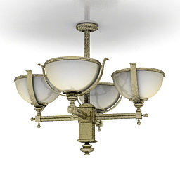 3D Chandelier preview