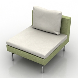 3D Armchair preview