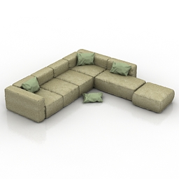 3D Sofa preview
