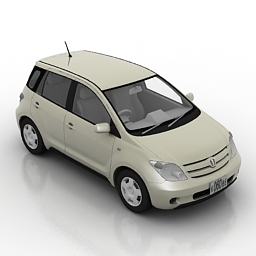car toyota ist 3D Model Preview #66393af7