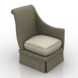 3D Armchair preview