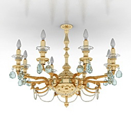 3D Chandelier preview