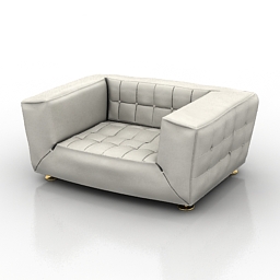 3D Armchair preview