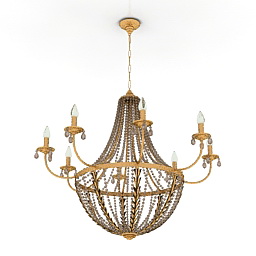 3D Chandelier preview