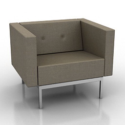 3D Armchair preview