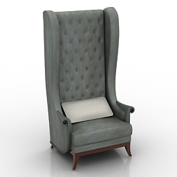 3D Armchair preview