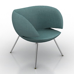 3D Armchair preview