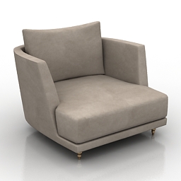 3D Armchair preview