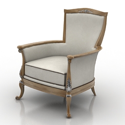 3D Armchair preview