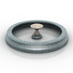 fountain 2 3D Model Preview #452ec307