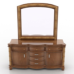 dressing table 3D Model Preview #493d8080