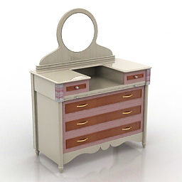 3D Dressing table preview