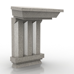 triglyphs 1 3D Model Preview #26778383