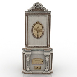 fireplace 3D Model Preview #cccabe35
