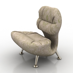 3D Armchair preview
