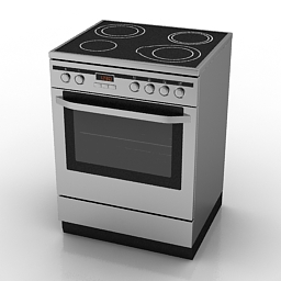 3D Kitchen range preview